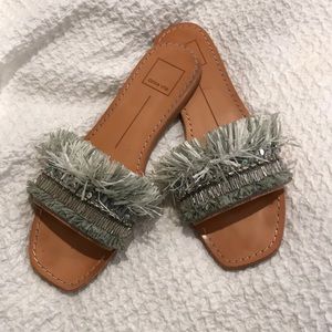 Dolce Vita beaded sequined slides